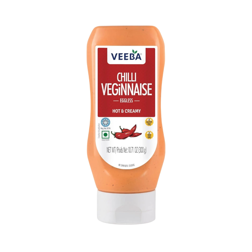 VEEBA CHILLI VEGINNAISE EGGLESS HOT & CREAMY 300GM