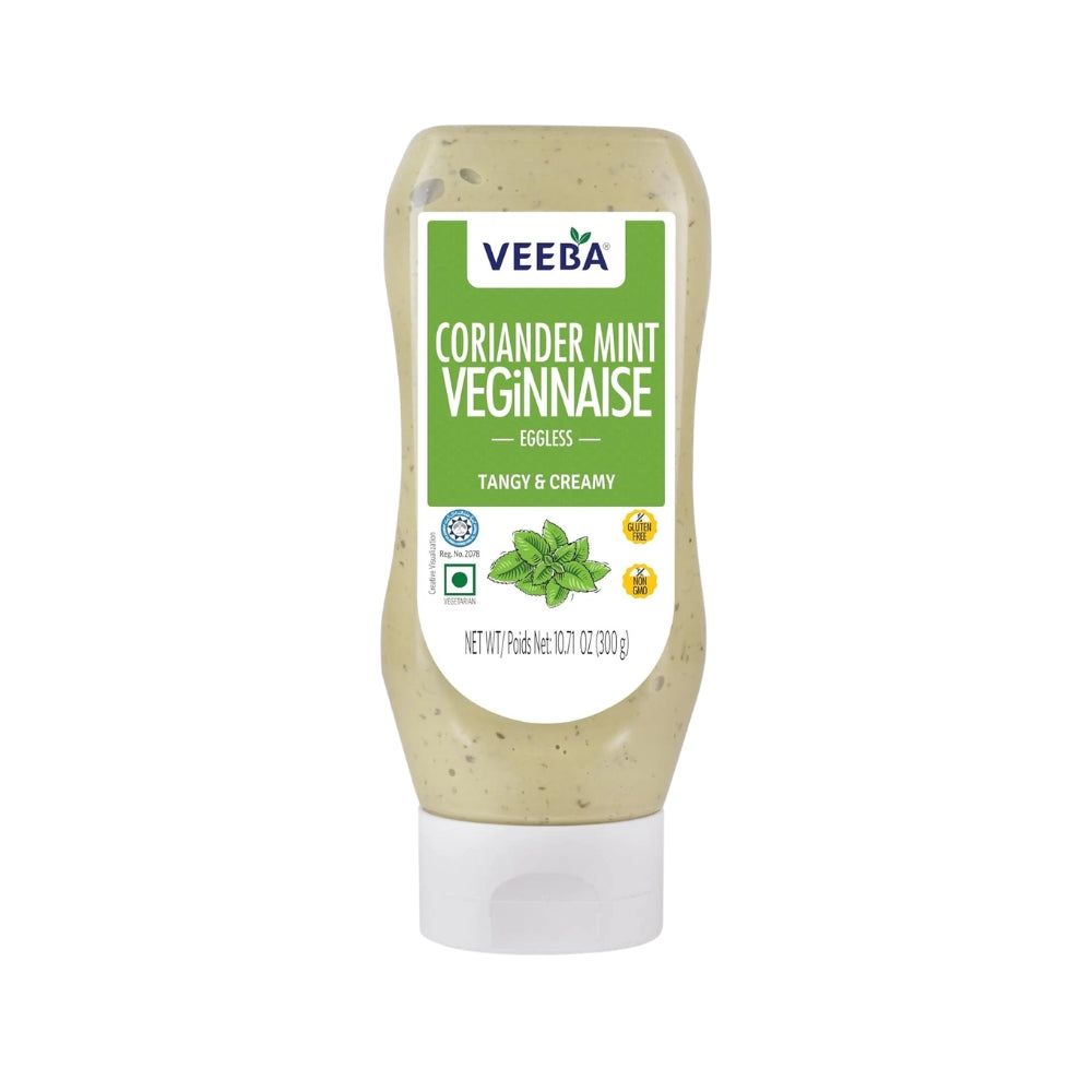 VEEBA CORIANDER MINT VEGINNAISE EGGLESS SAUCE 300 GM
