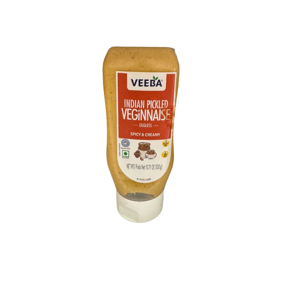 VEEBA INDIAN PICKLED  VEGINNAISE EGGLESS SAUCE 300 GM