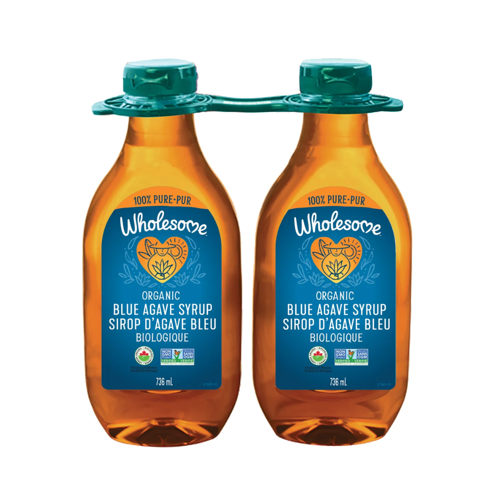 WHOLESOME ORGANIC BLUE AGAVE SYRUP 736 ML