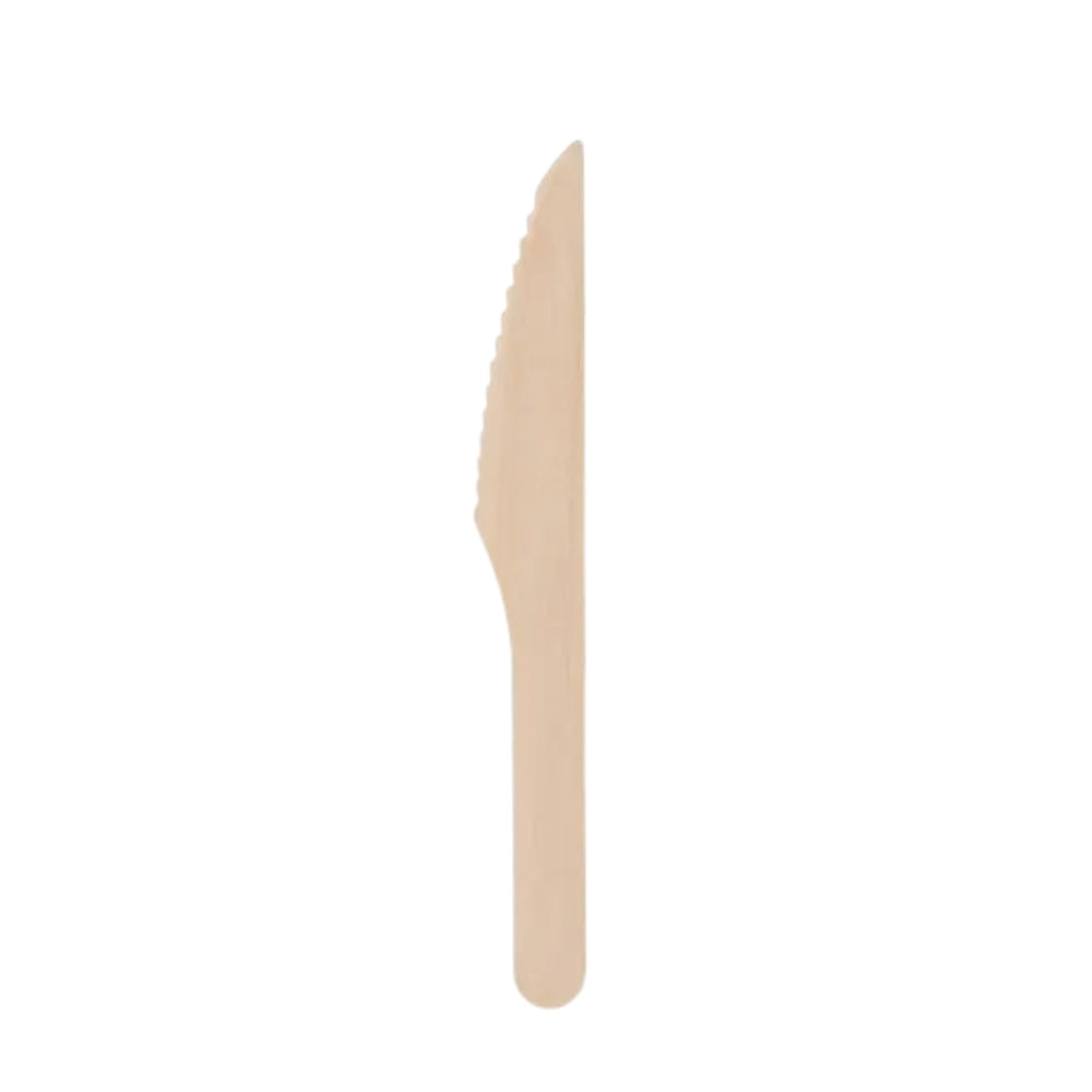 WOODEN KNIFE  6.5"  100 PCS